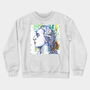 CASANOVA watercolor and ink portrait Crewneck Sweatshirt